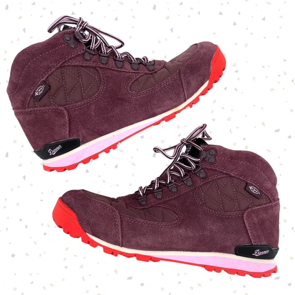 Danner x FP Movement Purple Jag Quilted Hiking Boot Fig Jam Candy Apple Size 7.5